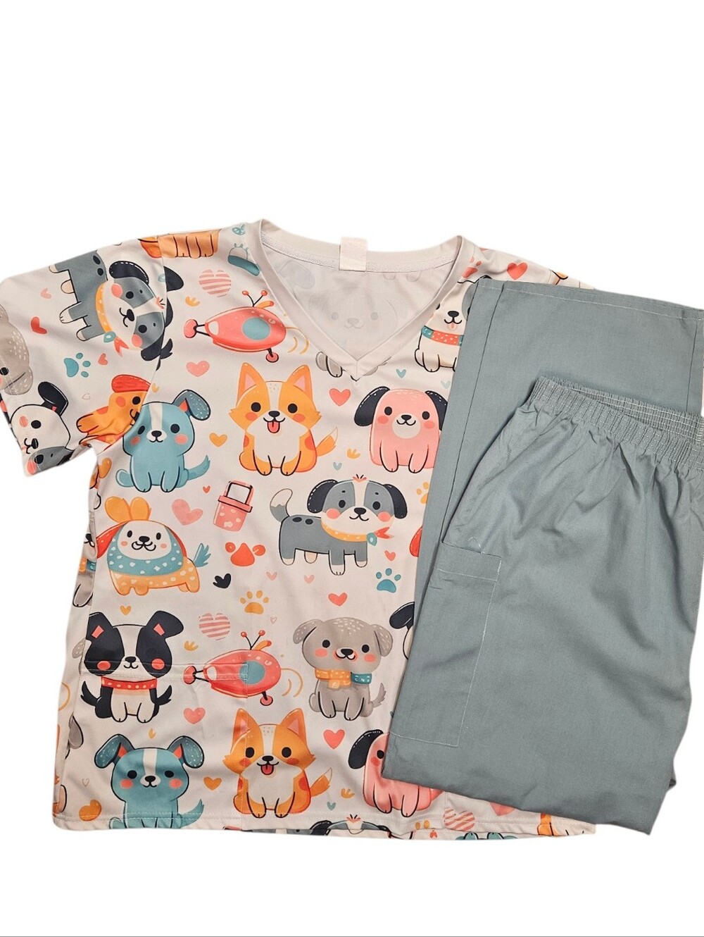 907 Dog Scrub Set